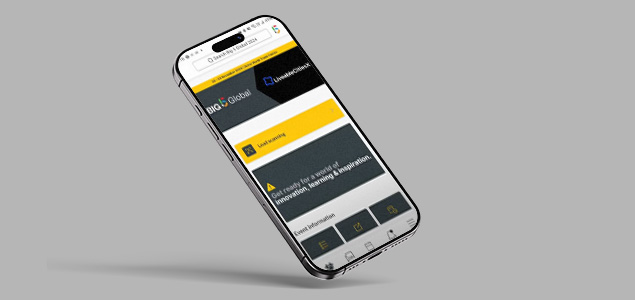 How to access the event app and lead retrieval feature